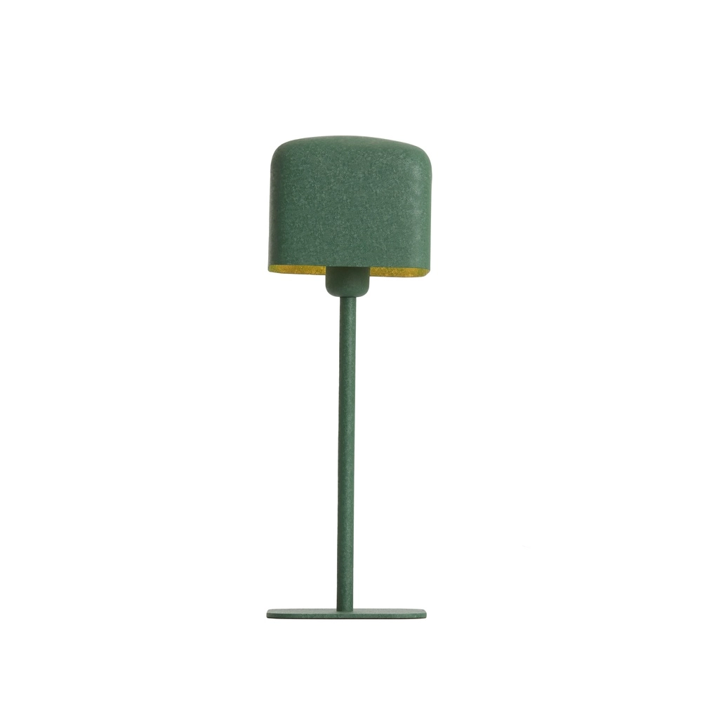 Lampe de chevet Elenie 15x15cm - vert foncé mat Light & Living 8717807818791