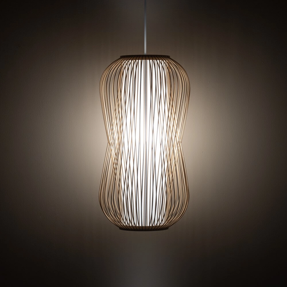 Suspension en rotin Puket L Ø 30cm Lyora 5903139111621