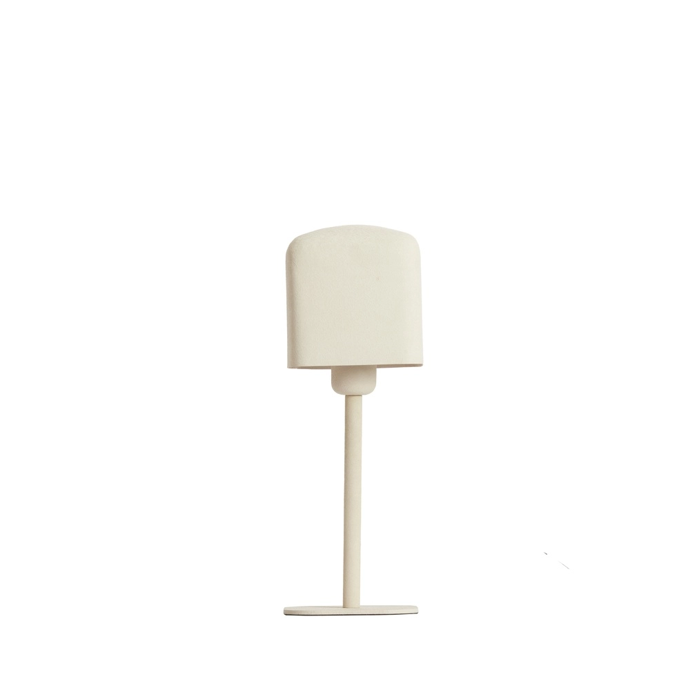 Lampe de chevet Elenie 13x13cm - crème mate