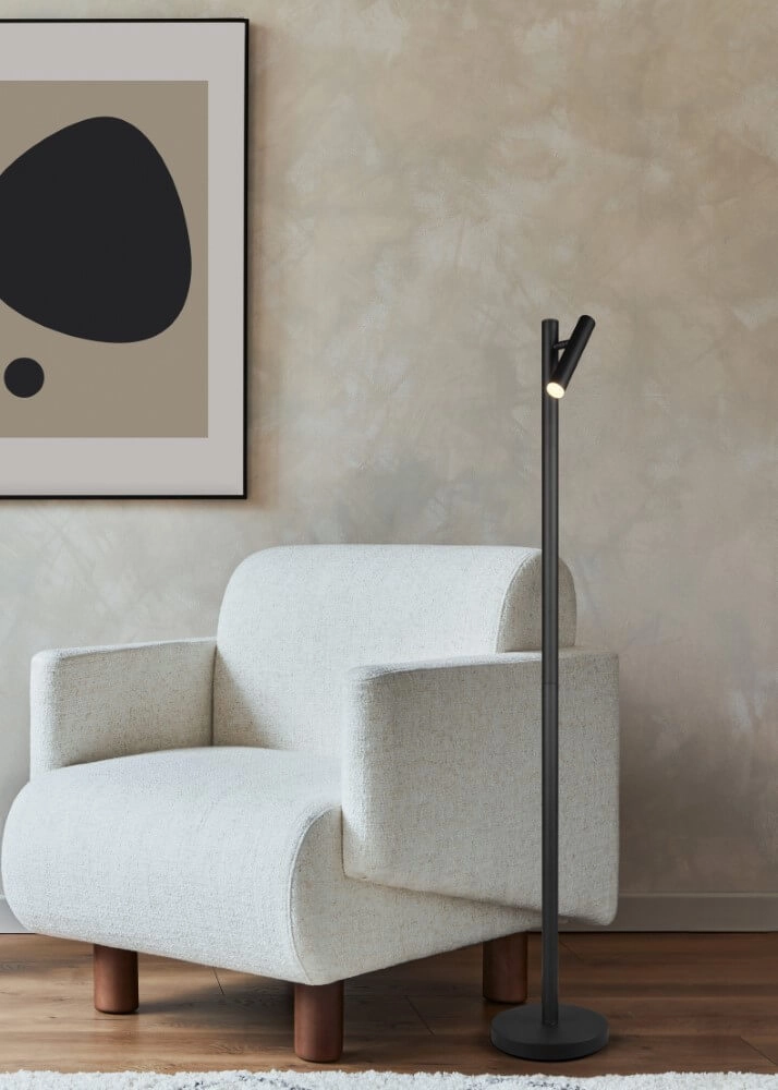 Lampe de lecture sans fil Gomez Noir Trio 4017807618037