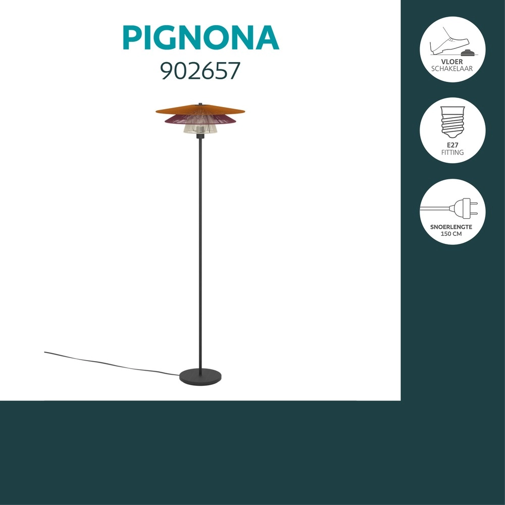 Lampe filaire Pignona Coloré au sol Eglo 9008606391189