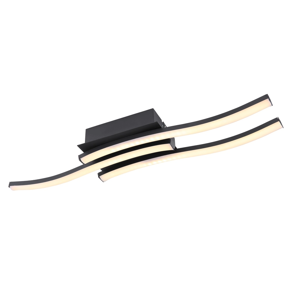 Lampe de plafond à design Kasimir Noir