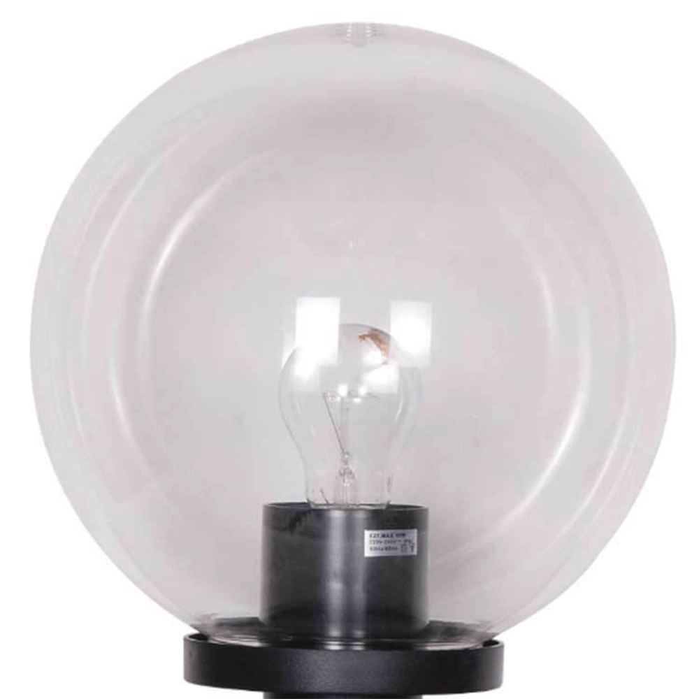 Lampe ampoule Bolano 31,5cm. Piédestal clair Lyora 8716803501072