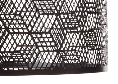 Lampe suspendue Santy 39cm noir avec bois Brilliant 4004353392924