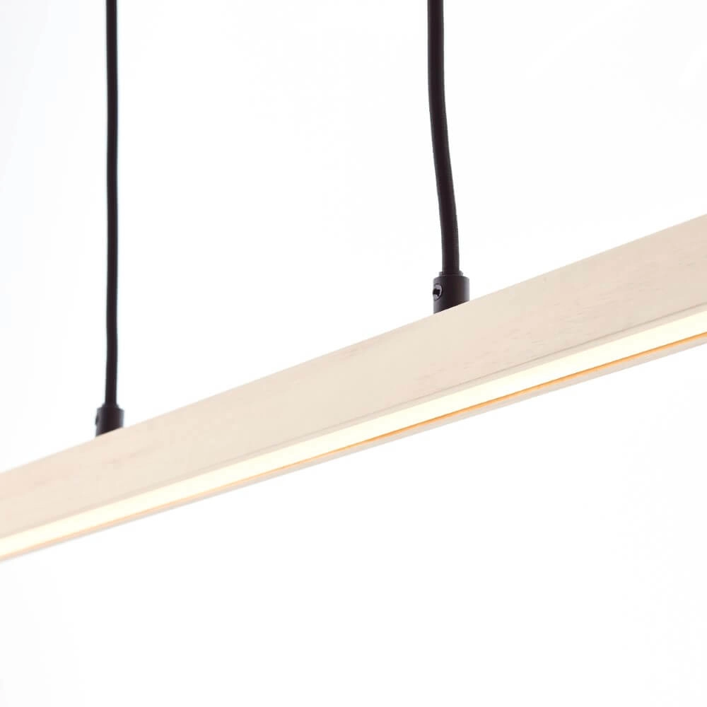 Lampe suspendue en bois Arion 150 cm Brilliant 4004353425806