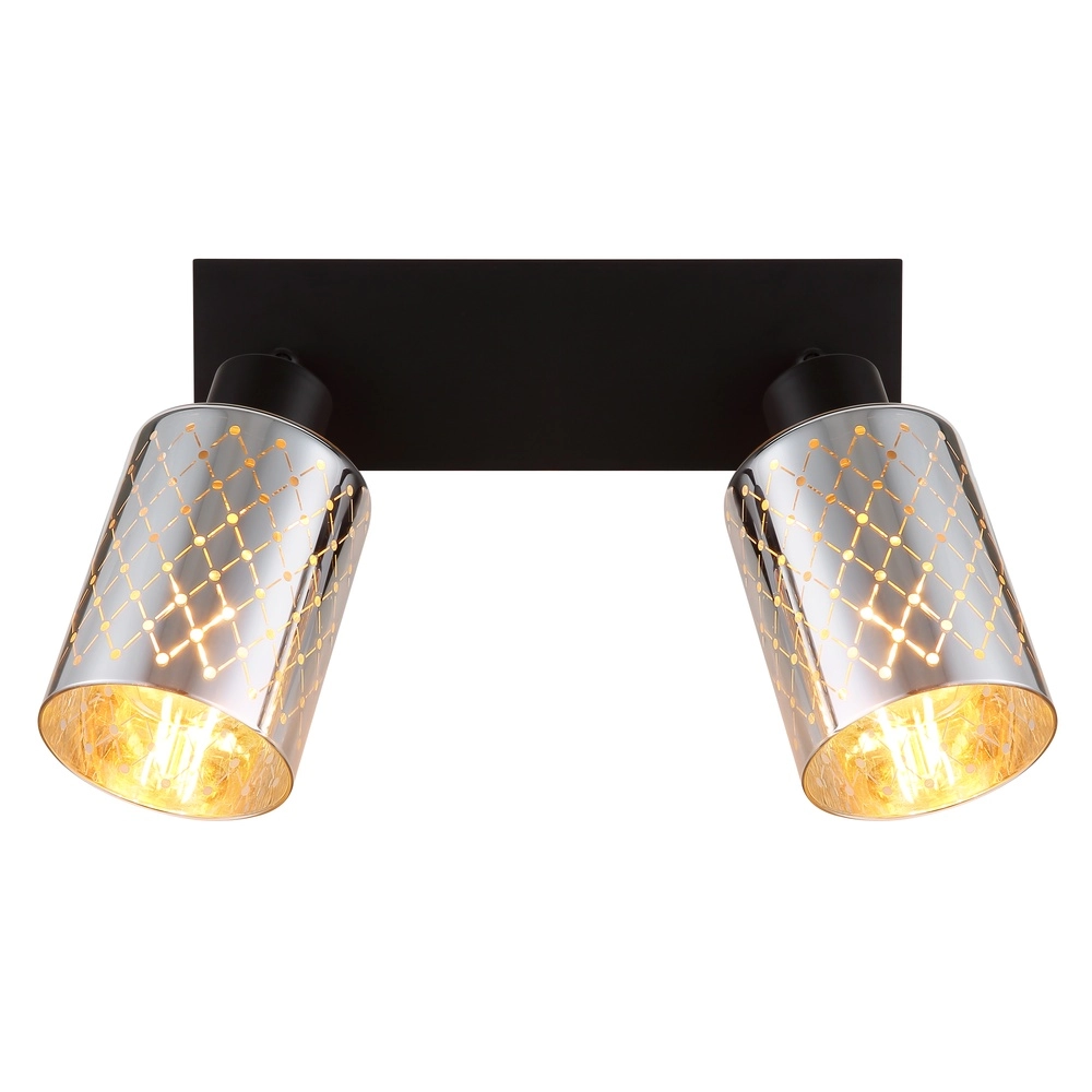 Lampe de plafond à design Alonso 2-noir clair Globo 9007371566259