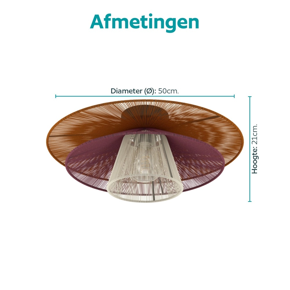 Lampe filaire Pignona Couleur du plafond Eglo 9008606391141