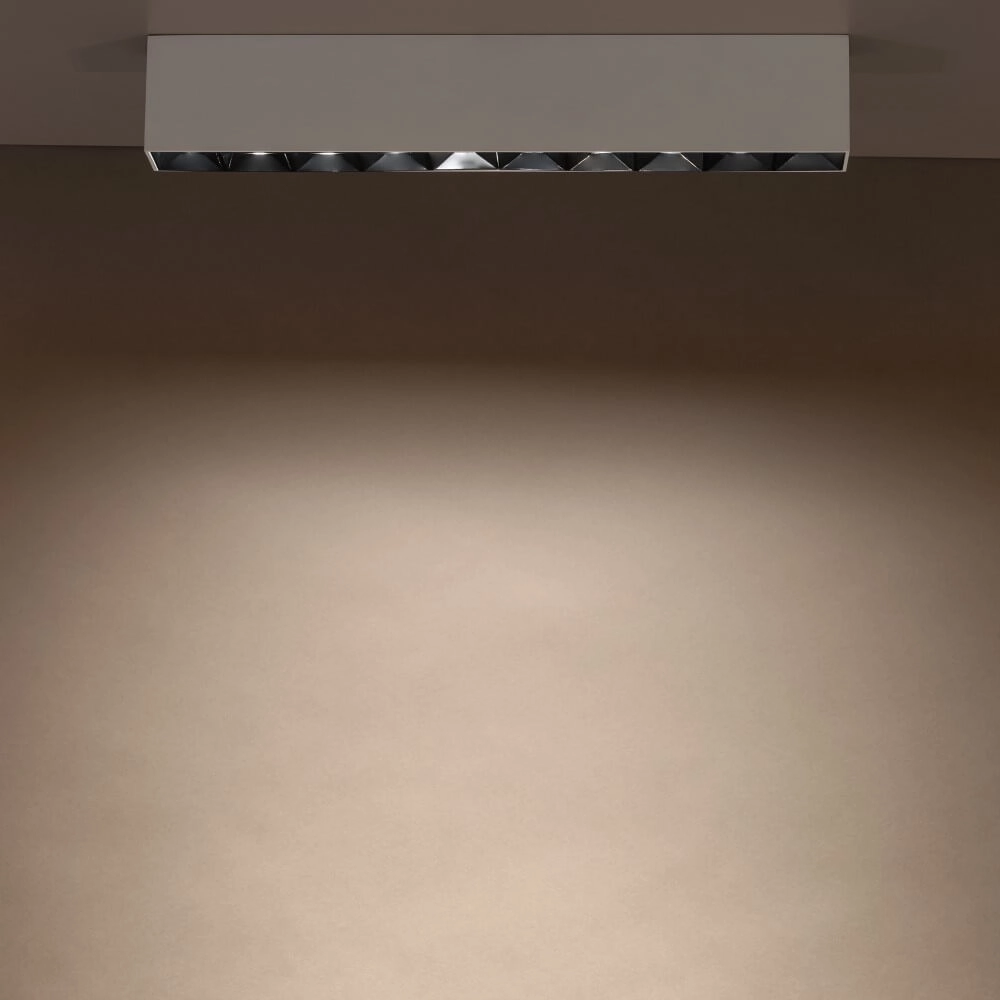 Spot en saillie blanc Midi Led 10x1 LED - 3000K Lyora 5903139100502