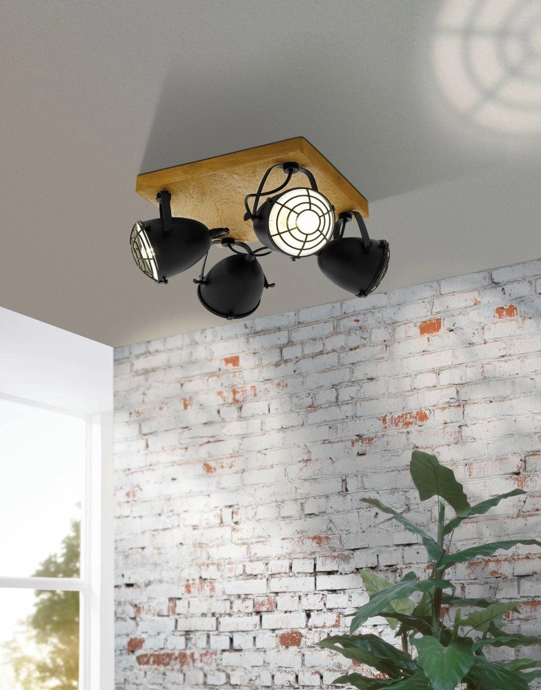 Lampe de plafond Gatebeck 4 lumières Eglo 9002759490799