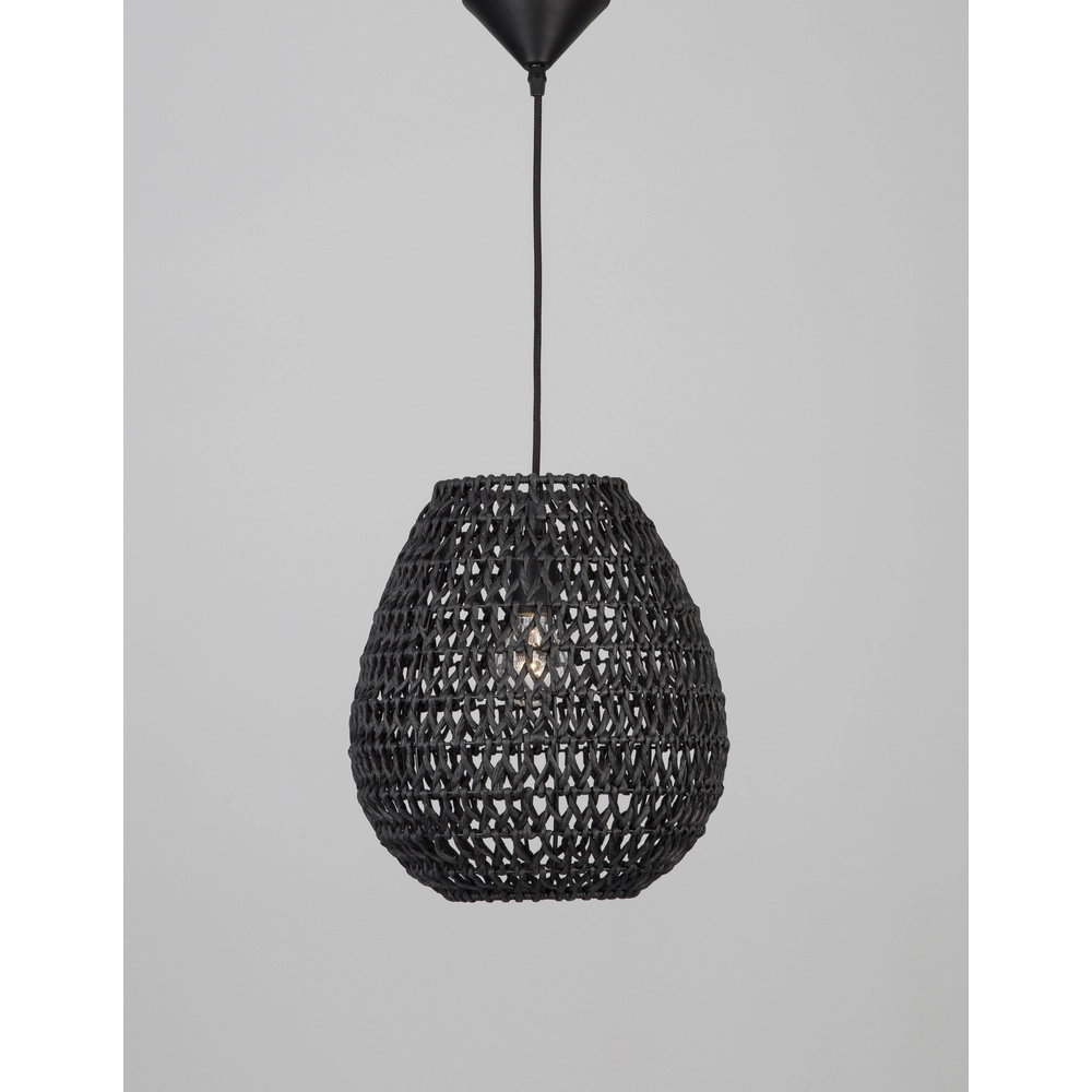 Suspension Bohème Griffin noir Lyora 5212017421357