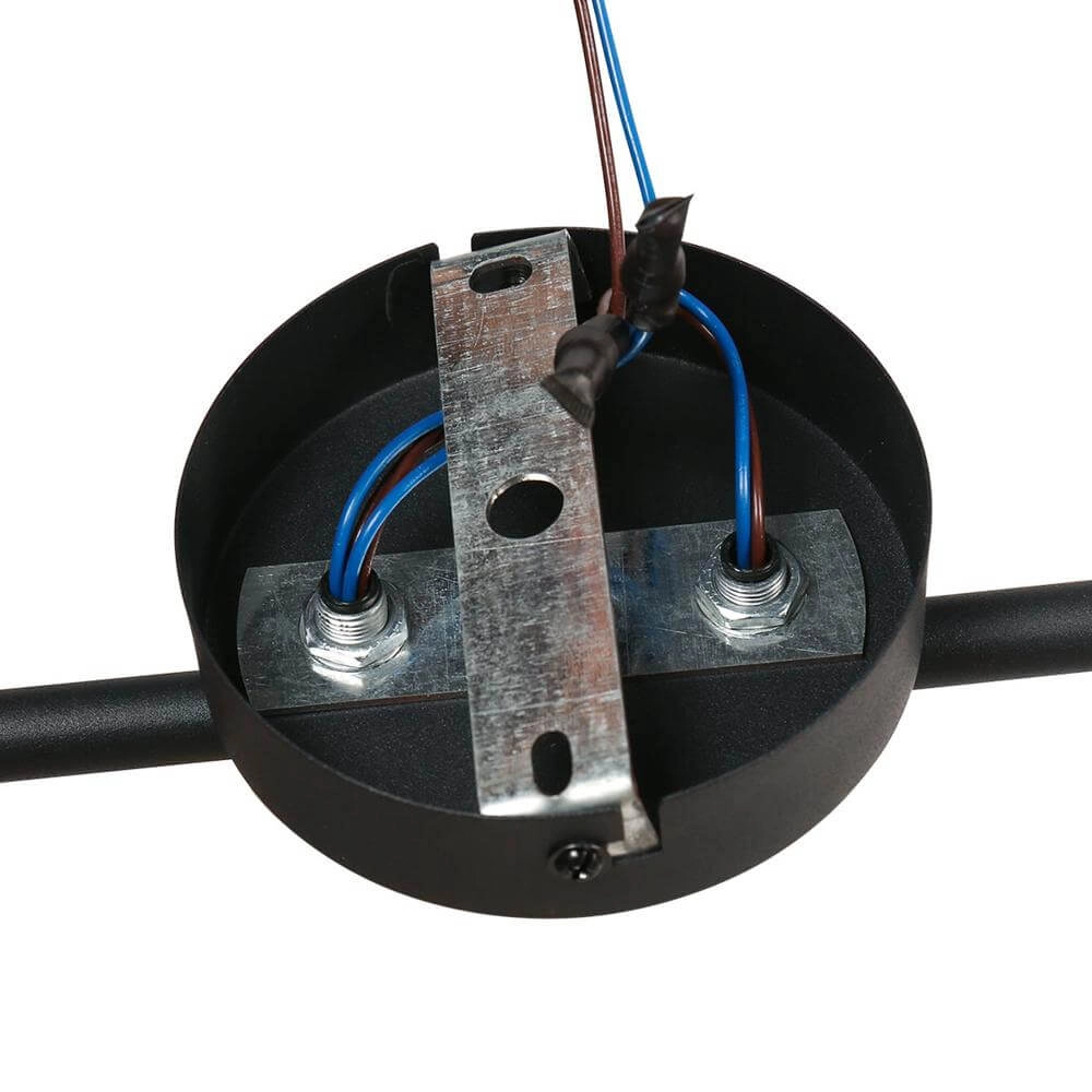 Plafonnier Bambus Noir avec bambou 2 lumières Steinhauer 8712746171419