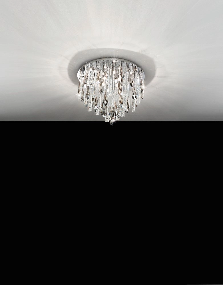 Lampe de plafond Calaonda avec du cristal Stars of Light 9002759934330