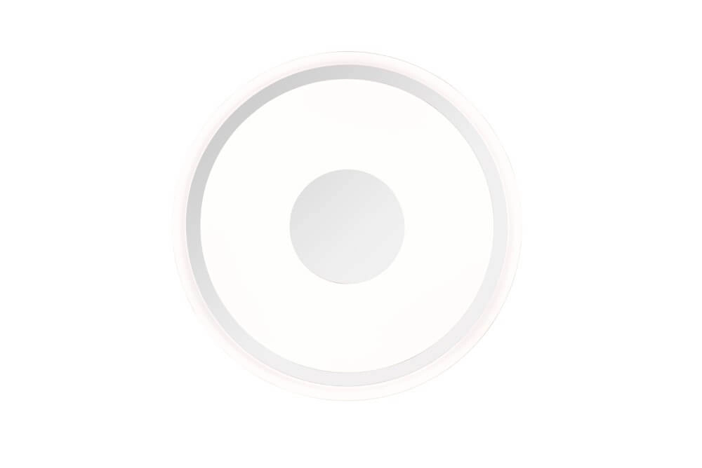 Plafonnier Bunda blanc avec chrome Trio 4017807575286