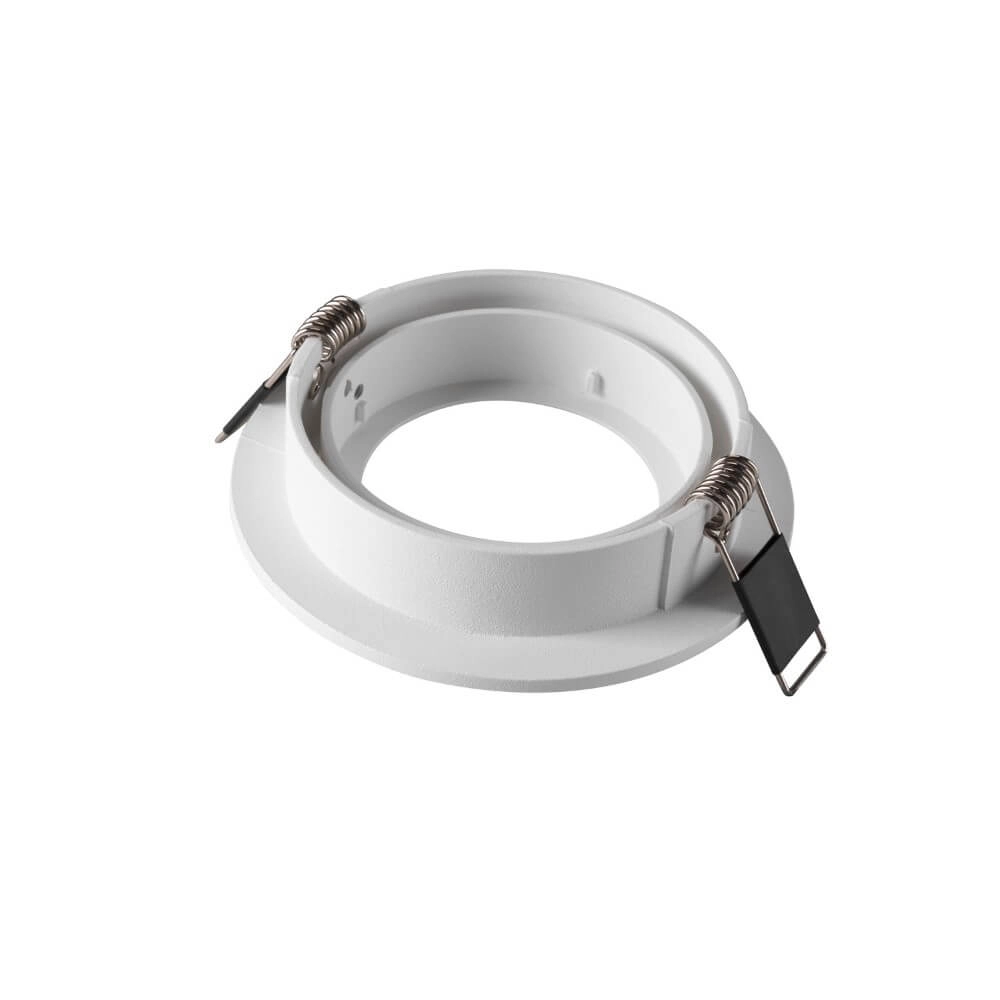 Anneau de montage New Tria 95 rond blanc - sans raccord SLV 4024163277242