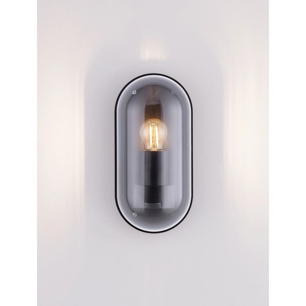 Applique murale ovale Amel Anthracite classique Lyora 5212017449382