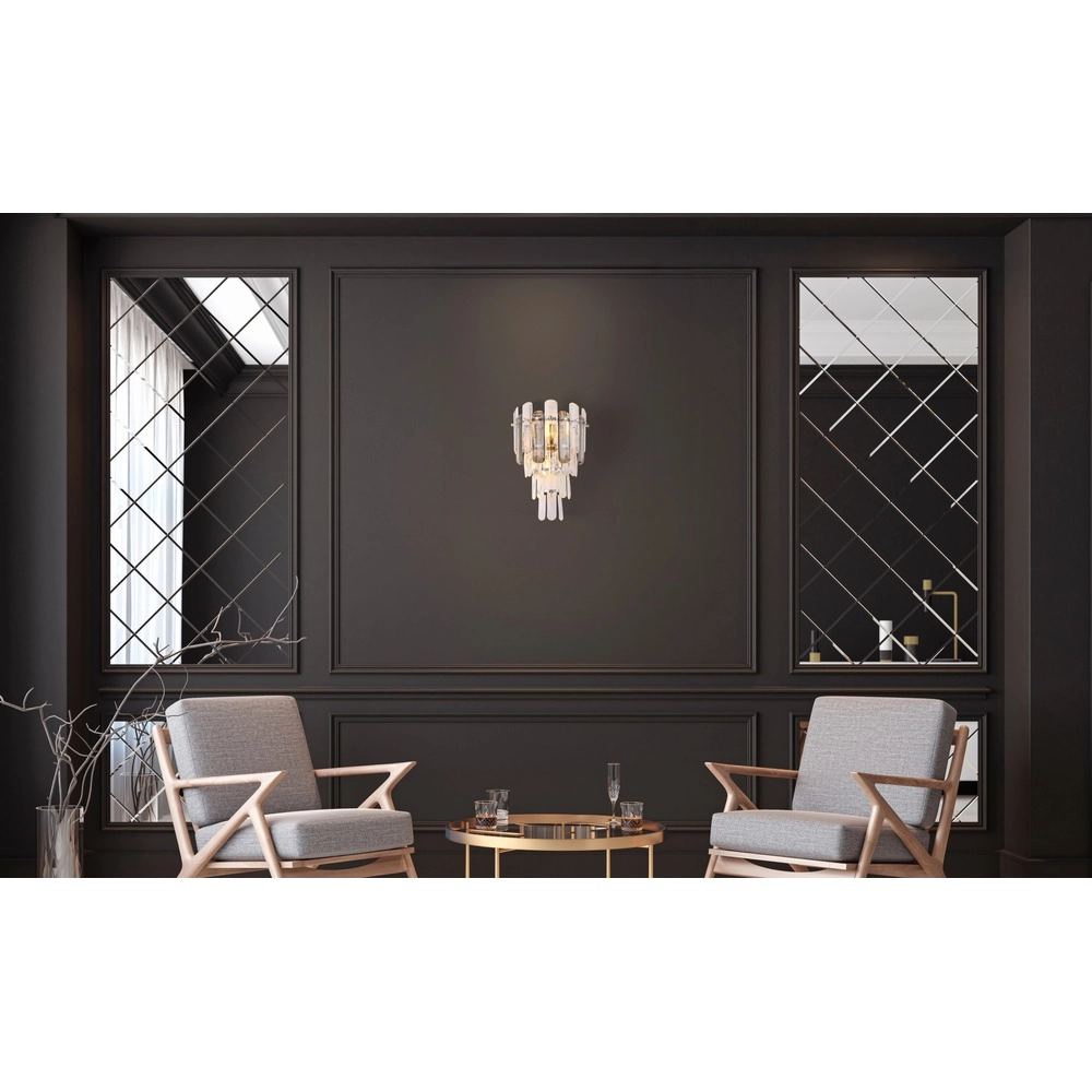 Lampe murale Orgina Chrome avec cristal Globo 9007371484140