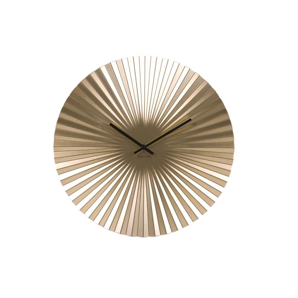 Horloge murale Sensu doré - Ø 40cm