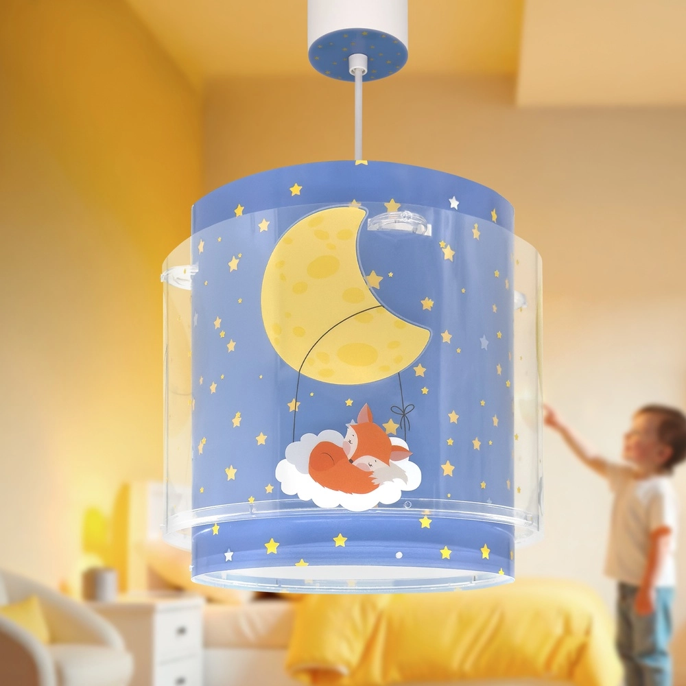 Suspension chambre d’enfant Moon Dreams bleu Dalber 8420406766324