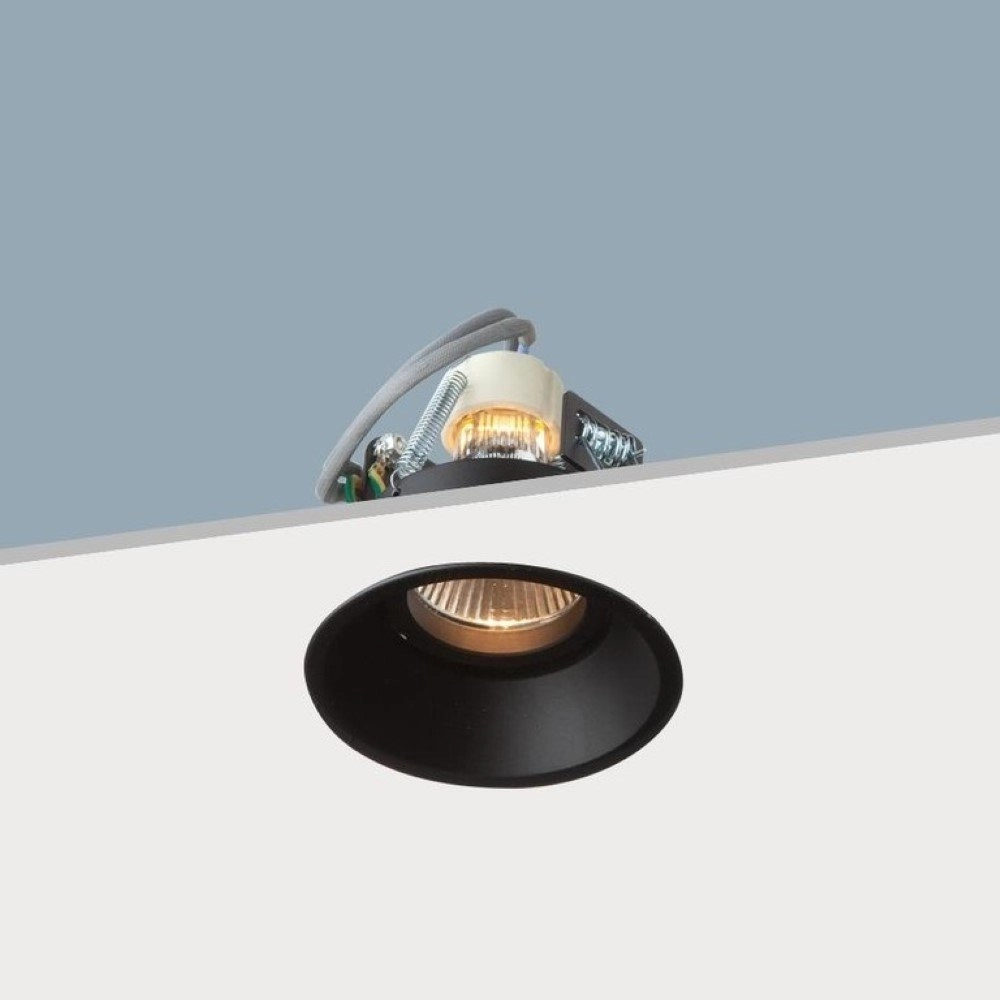 Spot encastré noir Candice Ø 8,5 cm Artdelight 8719831735228