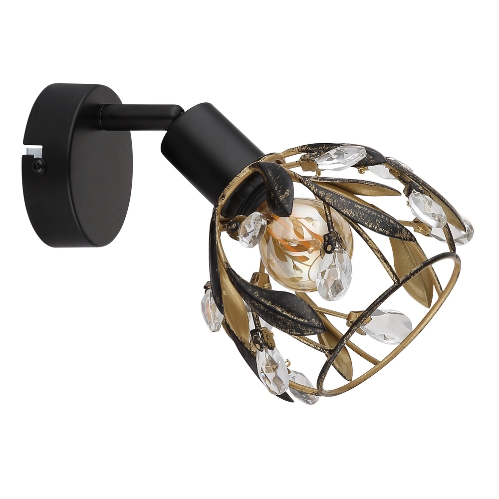 Lampe murale de campagne Mika Noir Globo 9007371522293