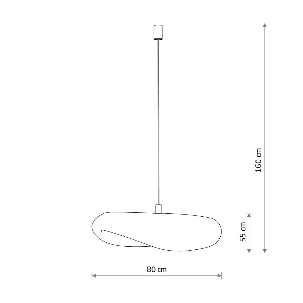 Suspension Havana L rotin Ø 80cm Lyora 5903139113977