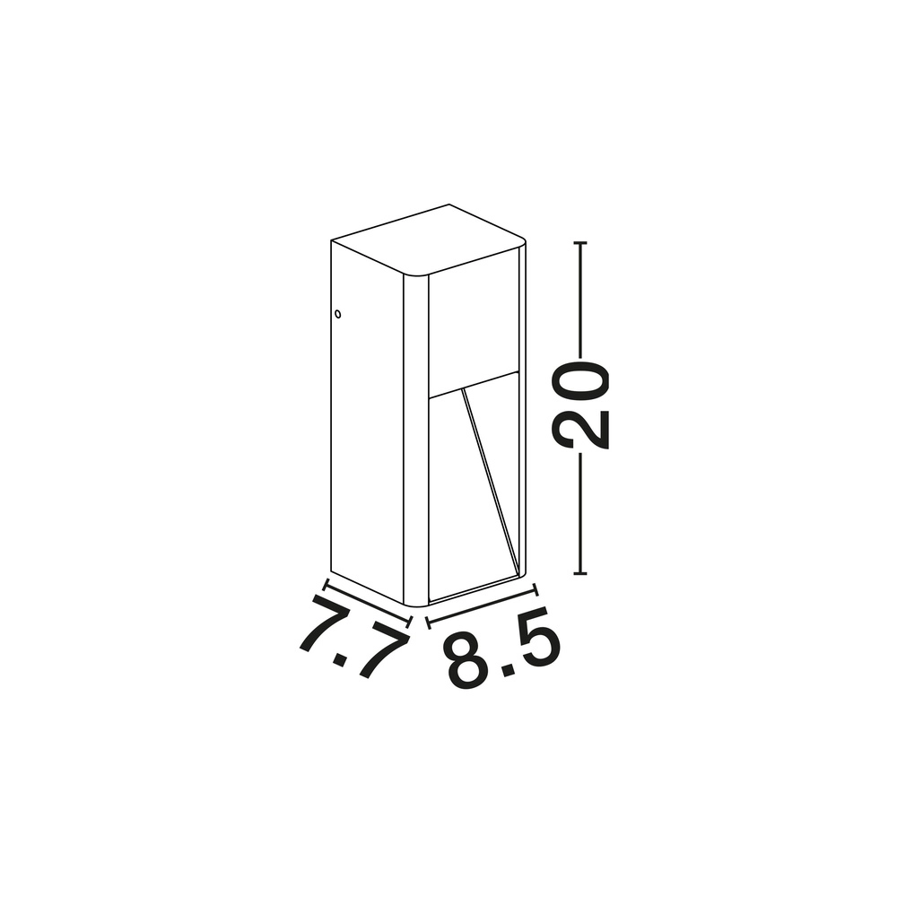 Lampe murale élégante Mazu Blanc Lyora 5212063504370