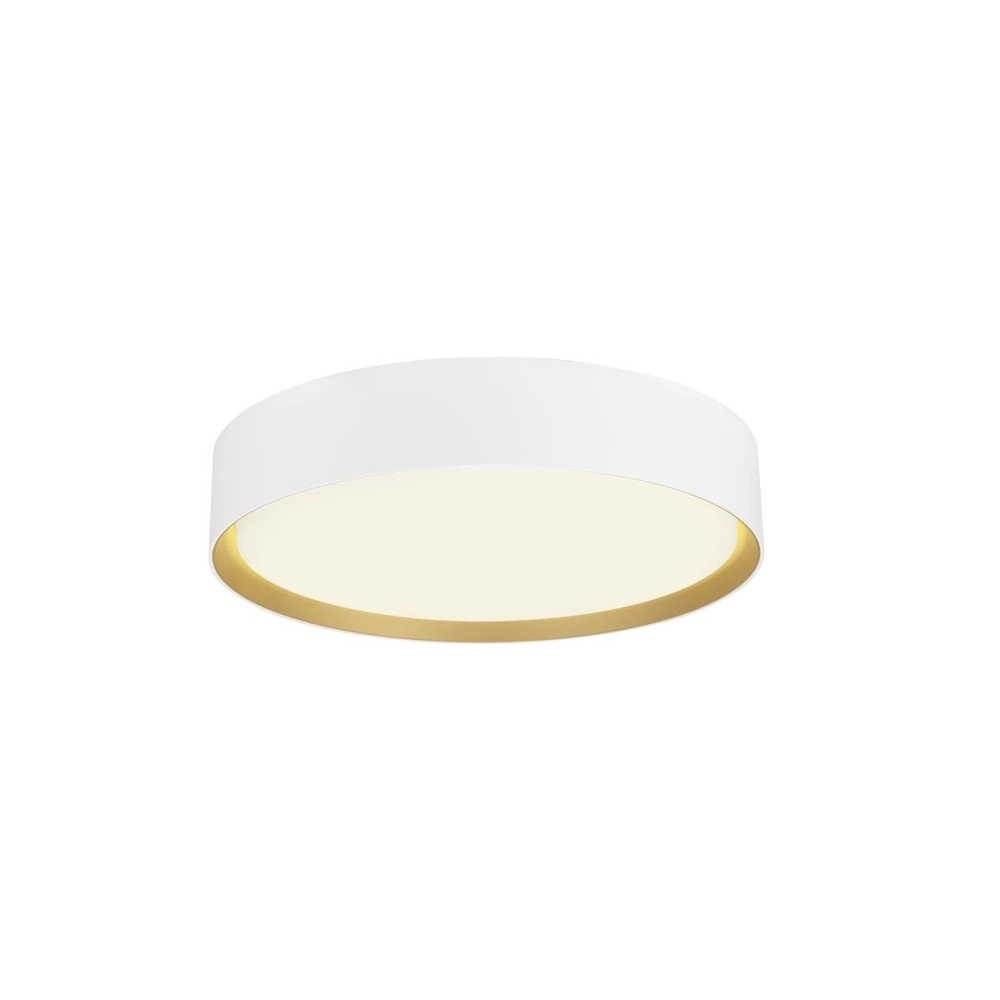 Plafonnier Decona Ø 30cm blanc avec or - 3000K/4000K SLV 4024163302975