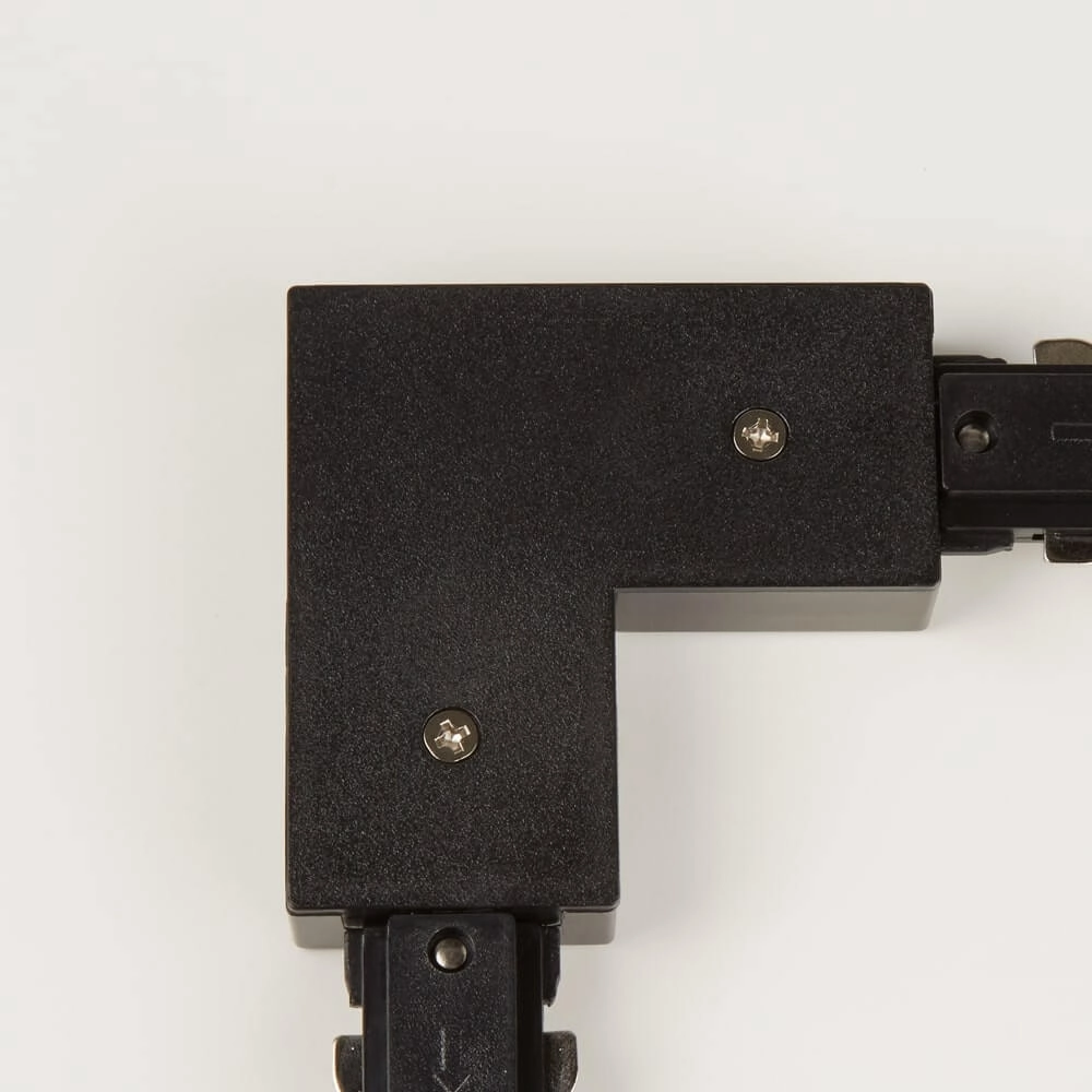 Connecteur en L TraQ noir Lyora