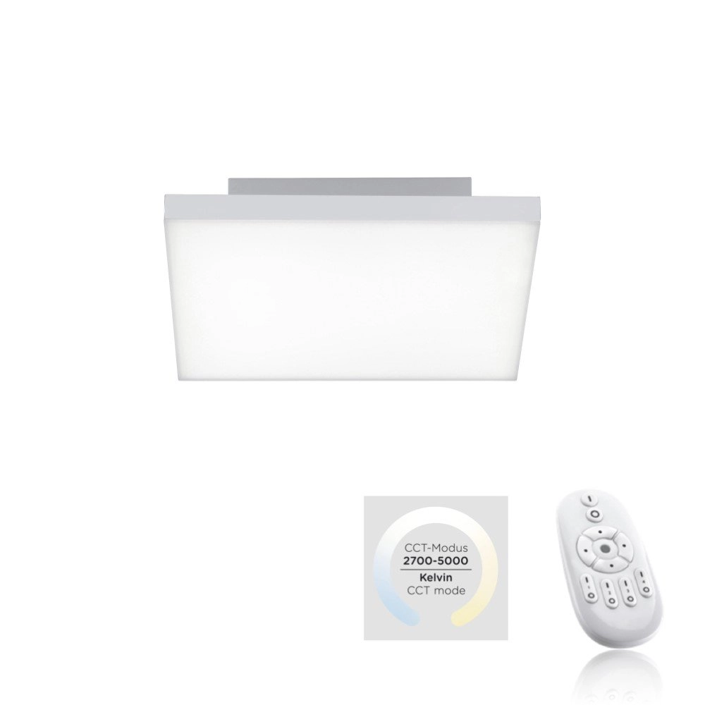 Panneau DEL Canvas 17w - 2700-5000K - 30cm blanc Just Light 4043689967383