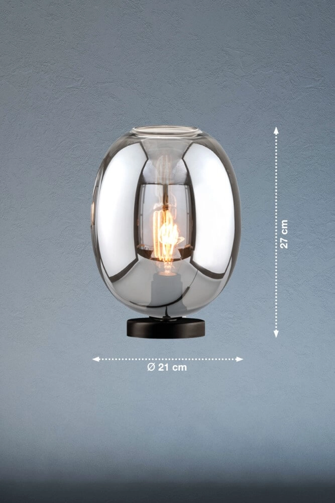 Lampe de table Nayla Ø 21 cm Fischer & Honsel 4003694506441