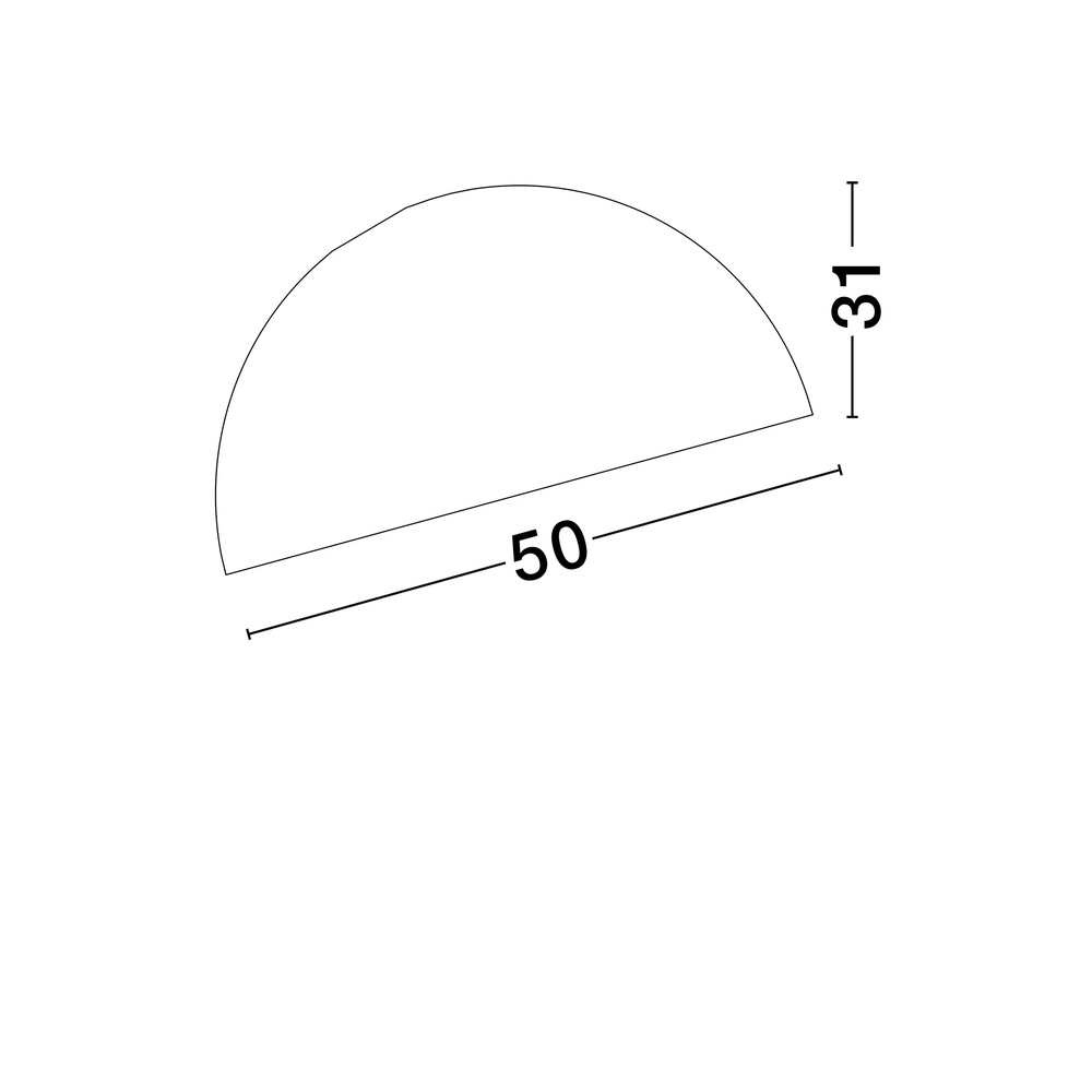 Plafonnier Onia noir Ø 50cm Lyora 5212017458100