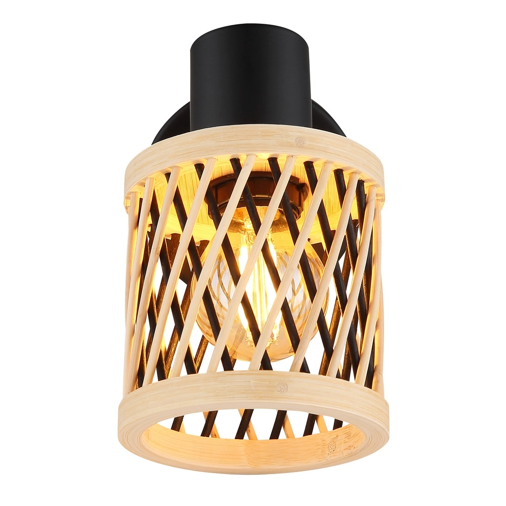Lampe murale Mali noir avec un bonnet Globo 9007371528714
