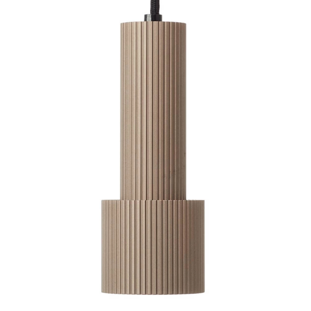 Lampe suspendue design Cadiz noir avec du bronze Brilliant 4004353446931