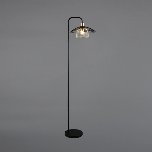 Lampe de pied Lauris Noir Trio 4017807678109