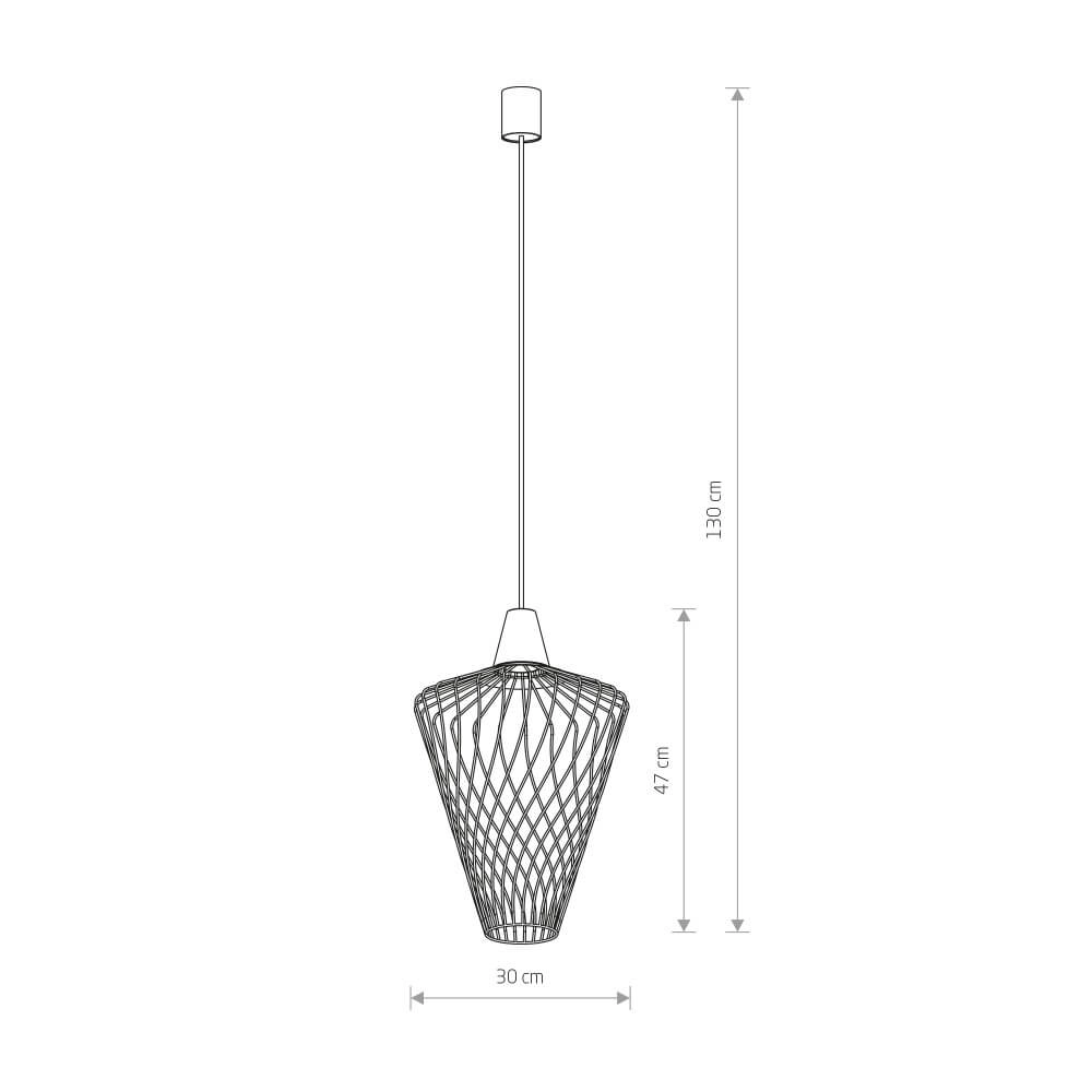 Lampe fil Ø 30cm Wave or Lyora 5903139885799