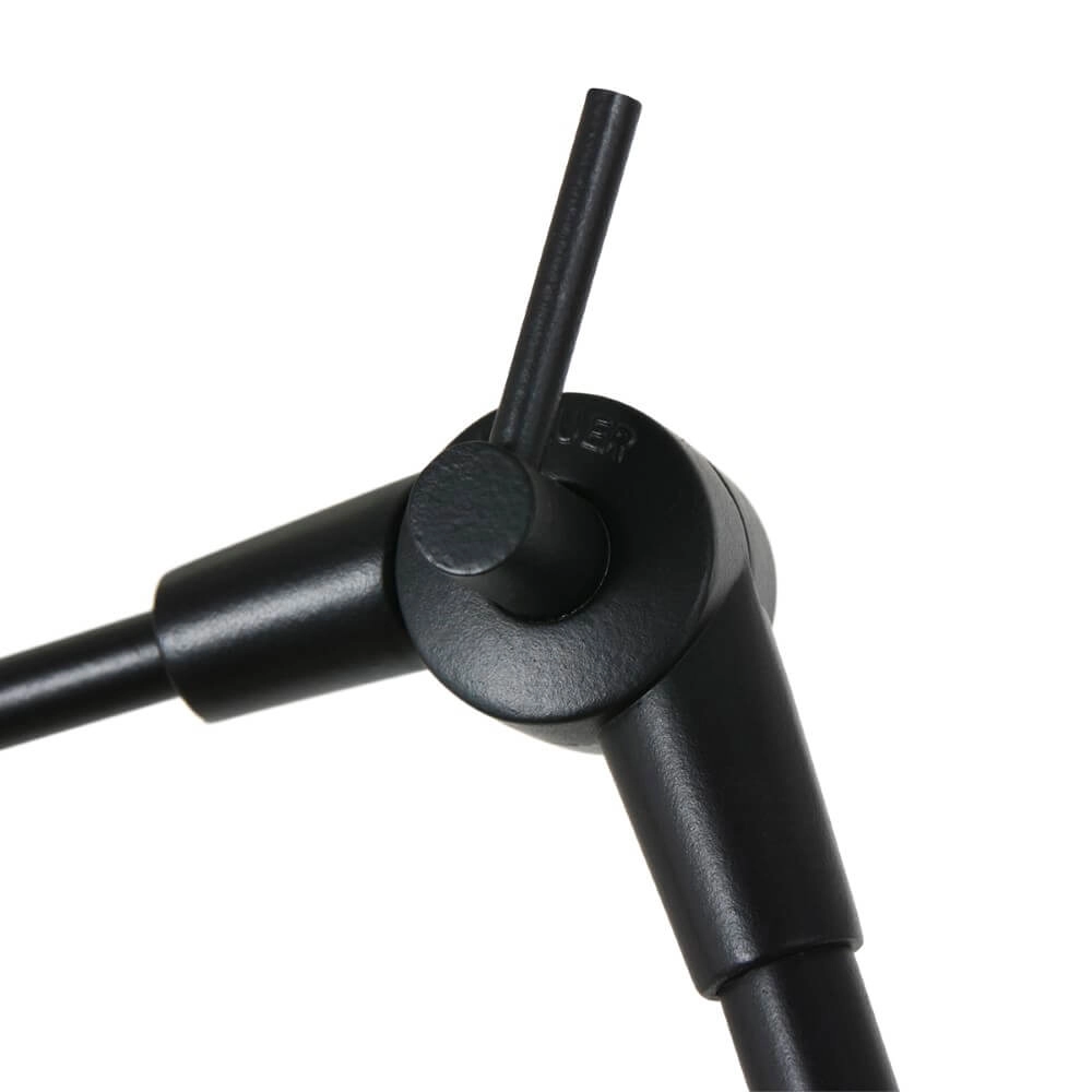 Lampe de table murale orientable Prestige Chic 50cm lin blanc avec noir Steinhauer 8712746146578