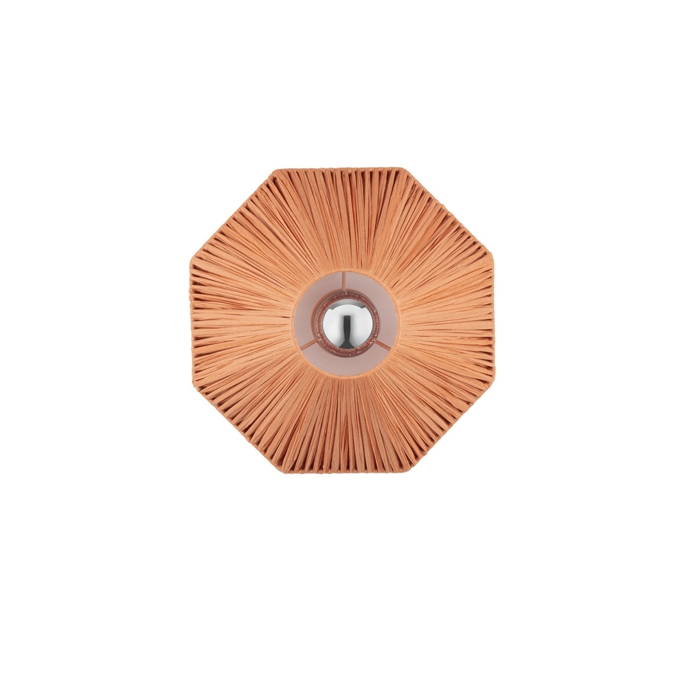 Lampe murale Elvio terre cuite Ø 30cm Lyora 5212017493873