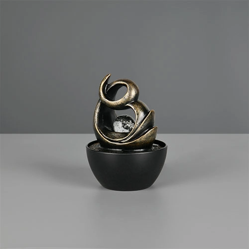 Lampe de table Luma Marron Trio 4017807691375