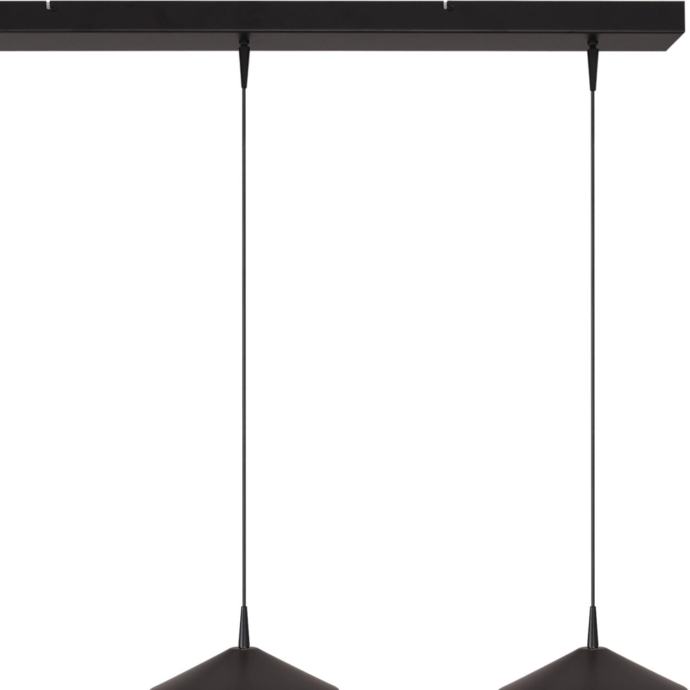 Lampe pendante à 3 lampes Ceppo noir Ø 22cm Masterlight 8718121358468