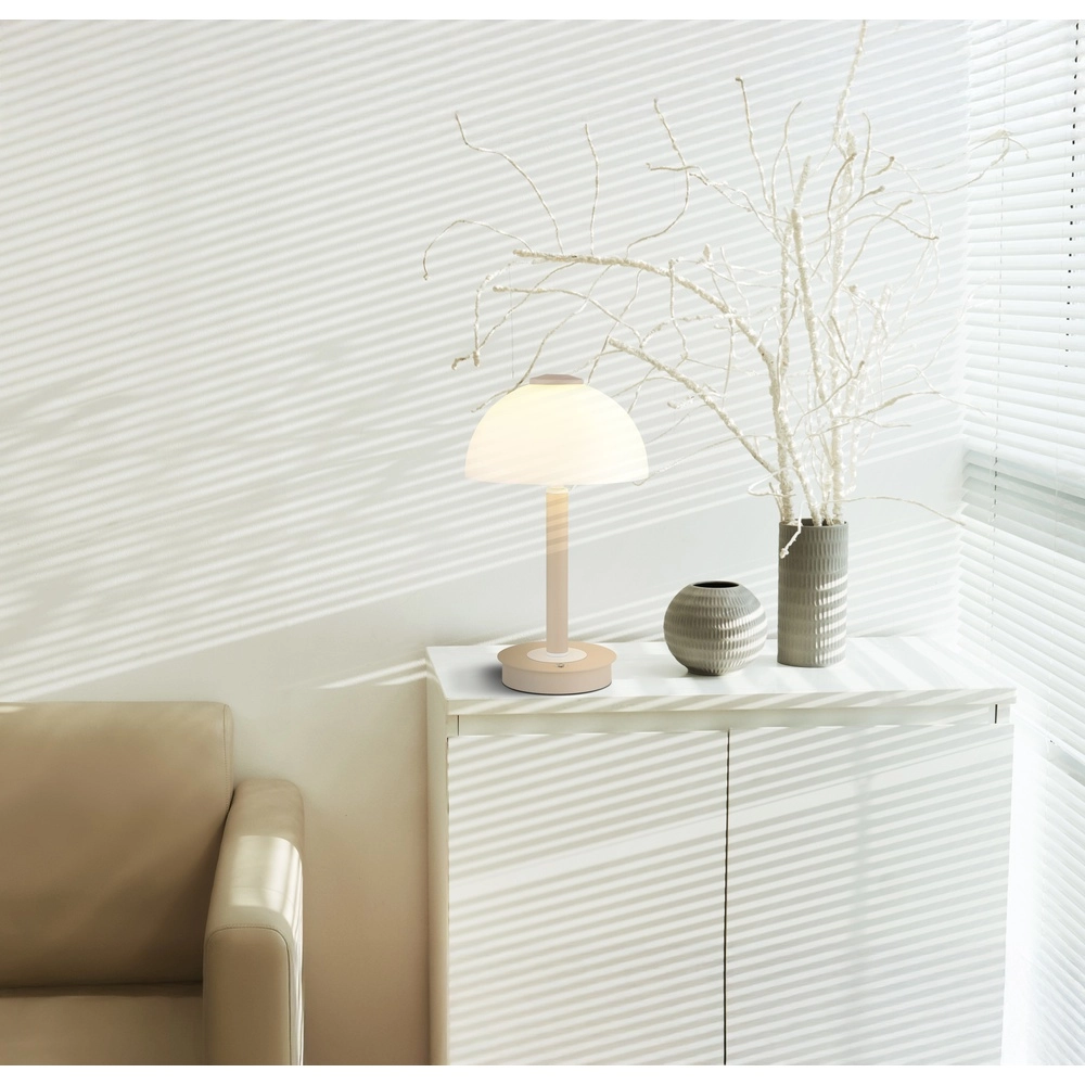 Lampe de table moderne Uldin brun sable Globo 9007371580262