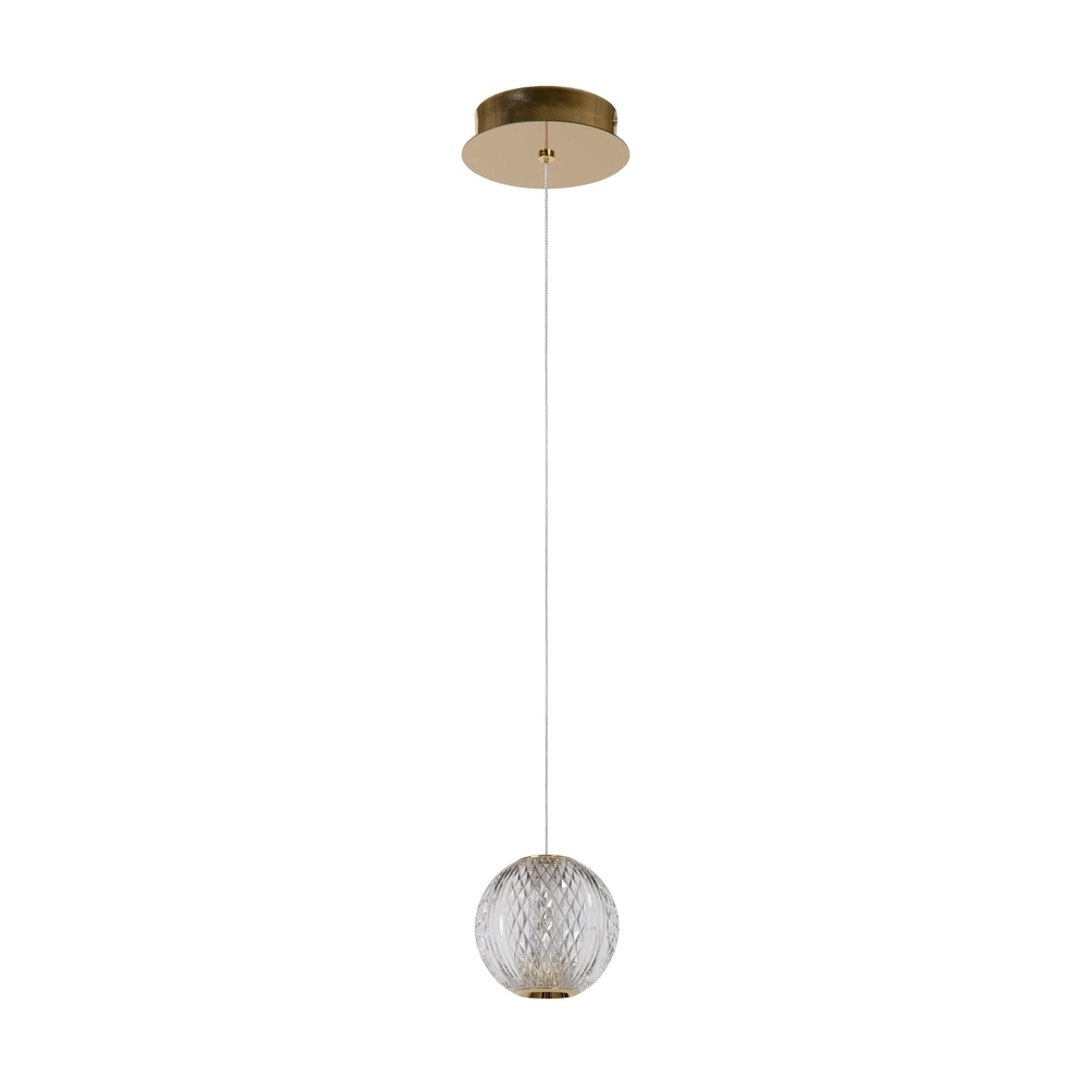 Lampe pendante dorée Cintra Ø 14cm