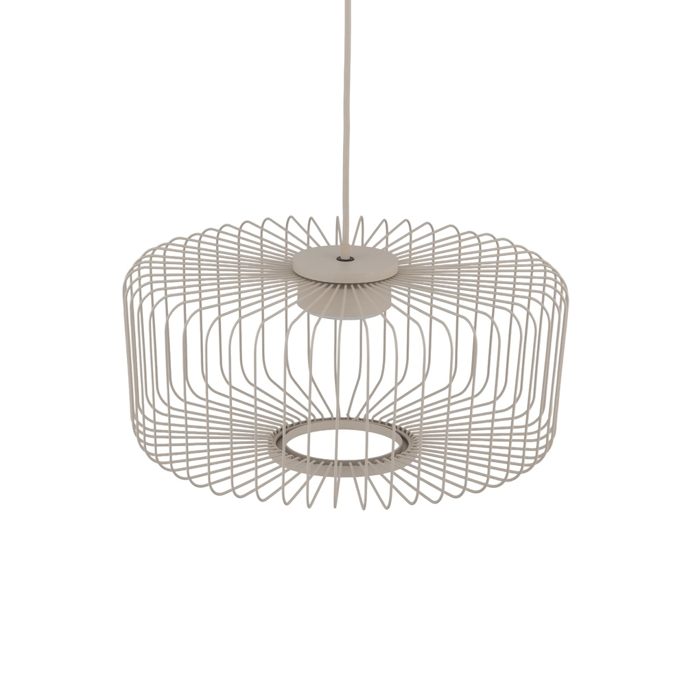 Lampe cage Kenai brun sable Ø 38cm Lyora 5903139122269