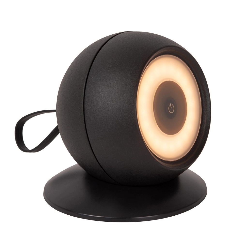 Lampe murale rechargeable Lunex Magnétique noir Lucide 5411212272409