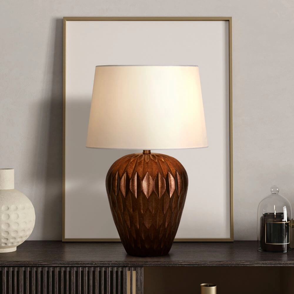 Lampe de table Rosetta bronze Searchlight 5053423274027