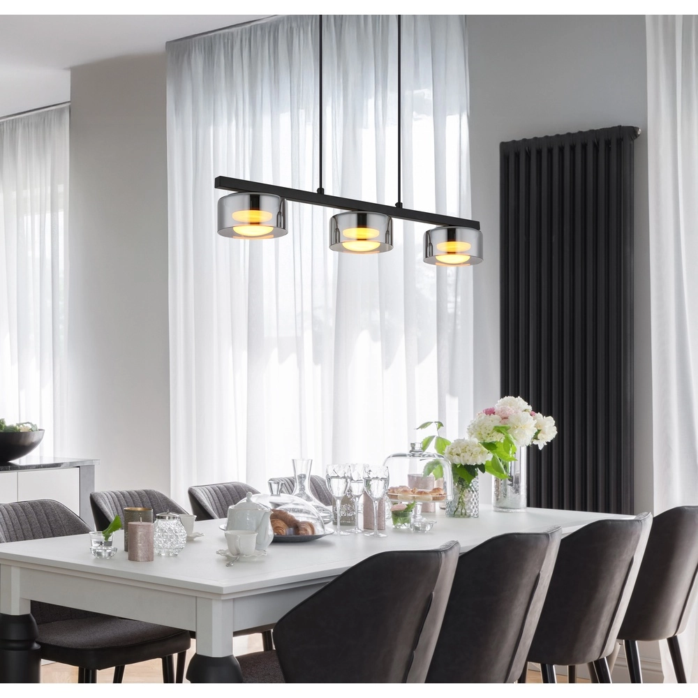 Lampe pendante de conception Higgins Noir Globo 9007371533817