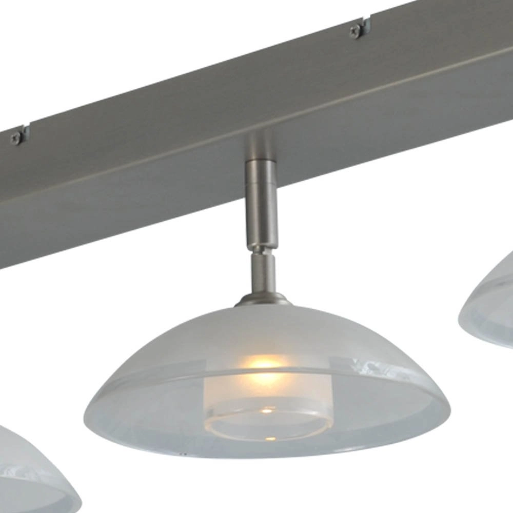 LED plafonnier Melani Gris métallisé à 3 lumières Masterlight 8718121212692