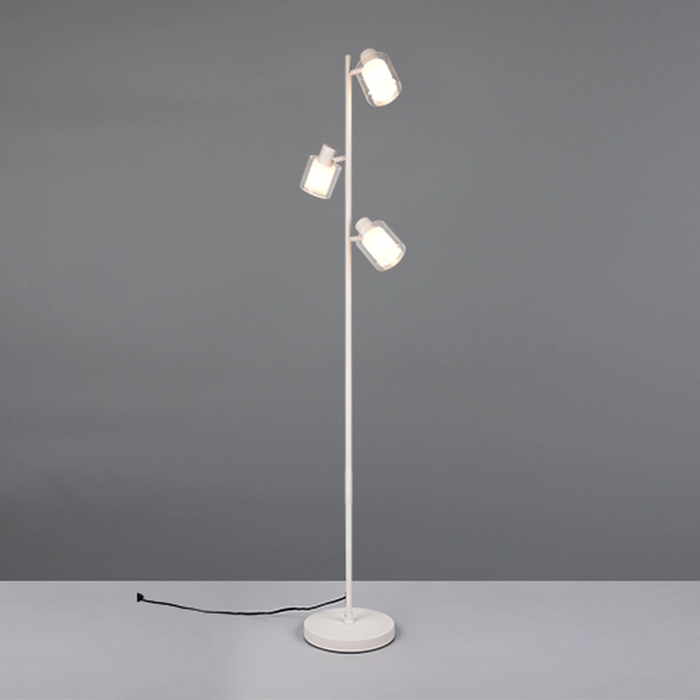Lampe de pied Neralo Gris à 3 lumières Trio 4017807702774