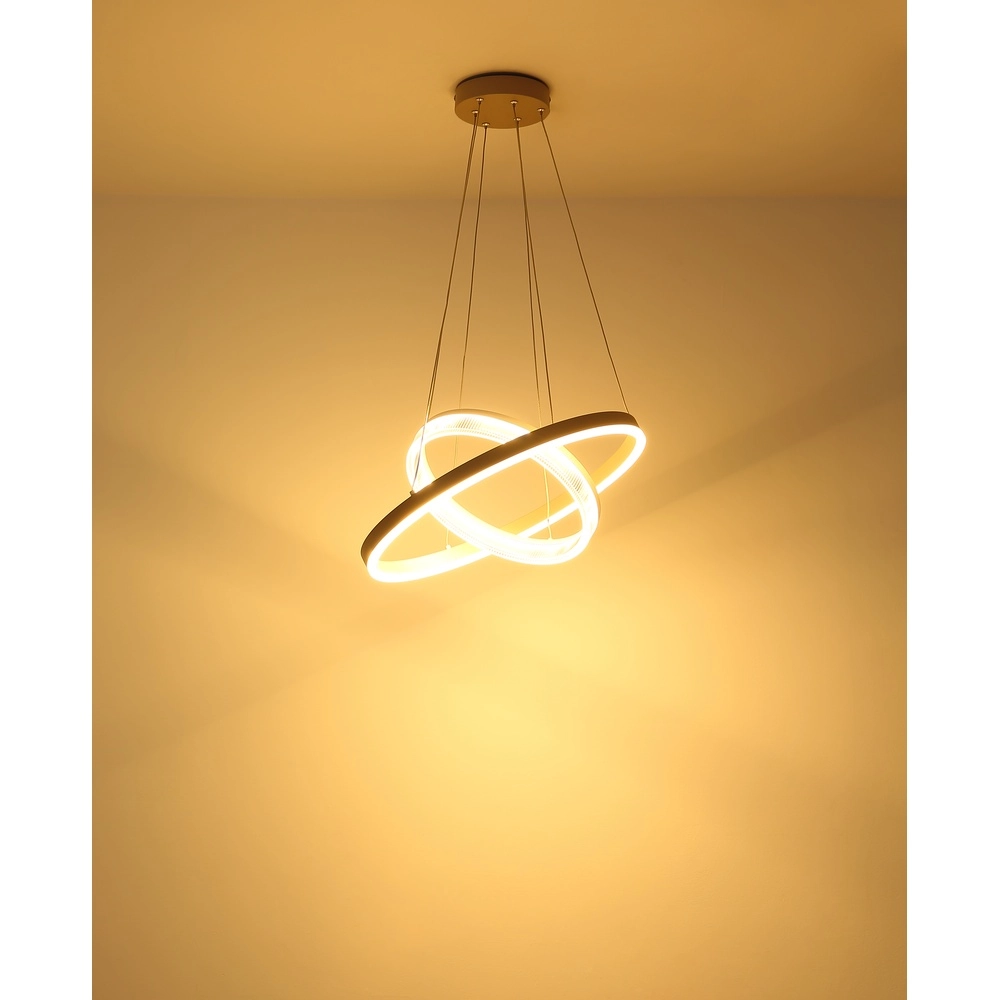 Suspension moderne Zara brun sable Ø 50cm Globo 9007371573073
