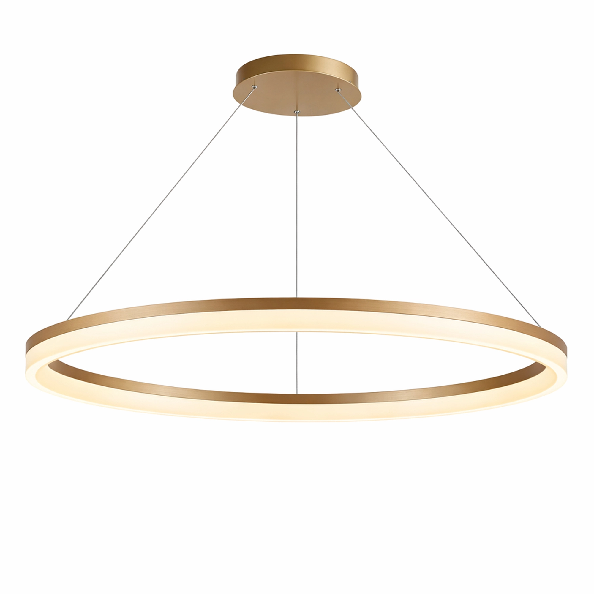 Lampe suspendue élégante Ara Ø 150 cm d’or