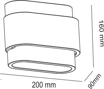 Lampe murale unique Metz Kaki Artdelight 8720701104662